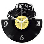 2 sets Home DIY 3D stereo decoratieve mode koffie muur klok acryl spiegel muur sticker koffie klok (zwart)