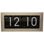 Wandklok NeXtime dia. 43 cm, glas, zwart, 'Dreamtime'