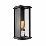 Clayre & Eef Wandlamp 55x33x34 cm Zwart Metaal Muurlamp Zwart Muurlamp