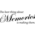 The best thing about - Muursticker
