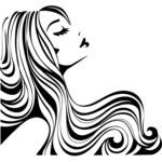 Popart girl - Muursticker