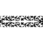 Barok decor strip - Muursticker