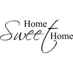 Home Sweet Home - Muursticker