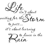 Life isn't about - Muursticker