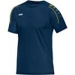 JAKO 6150 T-Shirt Classico - Nachtblauw/Citroen - M