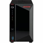 Asustor AS6510T data-opslag-server Ethernet LAN Toren Zwart NAS