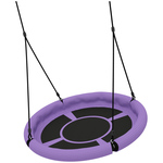 AXI Nestschommel Roxy met frame van hout in bruin Schommel met muurbevestiging voor kinderen met nest schommelzitje