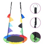 OUTDOOR PLAY Nestschommel met net 90 cm