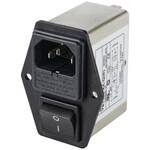 Yunpen YB10A1-B Netfilter Met IEC-connector 250 V/AC 10 A 0.3 mH (l x b x h) 58 x 52.3 x 25.25 mm 1 stuk(s)