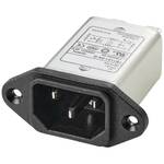 Schaffner FN 281-2-06 Netfilter Met schakelaar, Met IEC-connector 250 V/AC 2 A 2 mH 1 stuk(s)