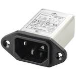 Schaffner FN 286-1-06 Netfilter Met schakelaar, Met IEC-connector 250 V/AC 1 A 7.5 mH 1 stuk(s)