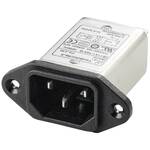 TRU COMPONENTS TC-10101412 Netfilter Met IEC-connector 250 V/AC 6 A 0.8 mH (l x b x h) 58 x 22.8 x 50 mm 1 stuk(s)