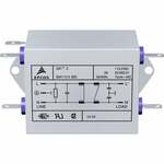 Schaffner FN 282-2-06 Netfilter Met schakelaar, Met IEC-connector 250 V/AC 2 A 2 mH 1 stuk(s)