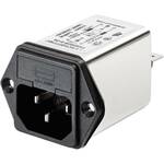 TE Connectivity PE0SXDSXA=C2228 Netfilter Met schakelaar, Met 2 zekeringen, Met IEC-connector 250 V/AC 10 A 1 stuk(s)