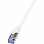 LogiLink CP2022S RJ45 Netwerkkabel, patchkabel CAT 6 F/UTP 0.50 m Grijs Snagless 1 stuk(s)