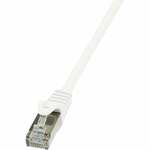 LogiLink CP2012S RJ45 Netwerkkabel, patchkabel CAT 6 F/UTP 0.25 m Grijs Snagless 1 stuk(s)