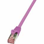 LogiLink CF2033U RJ45 Netwerkkabel, patchkabel CAT 6 U/UTP 1.00 m Zwart Zeer flexibel 1 stuk(s)