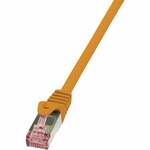 LogiLink CQ2011S RJ45 Netwerkkabel, patchkabel CAT 6 S/FTP 0.25 m Wit Vlambestendig, Snagless 1 stuk(s)