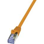 LogiLink CP2023S RJ45 Netwerkkabel, patchkabel CAT 6 F/UTP 0.50 m Zwart Snagless 1 stuk(s)