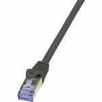 LogiLink CP1015U RJ45 Netwerkkabel, patchkabel CAT 5e U/UTP 0.25 m Groen Snagless 1 stuk(s)
