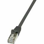 LogiLink CP1012U RJ45 Netwerkkabel, patchkabel CAT 5e U/UTP 0.25 m Grijs 1 stuk(s)