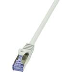LogiLink CQ3094S RJ45 Netwerkkabel, patchkabel CAT 6A S/FTP 10.00 m Rood Vlambestendig, Snagless 1 stuk(s)