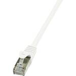 LogiLink CQ2069S RJ45 Netwerkkabel, patchkabel CAT 6 S/FTP 3.00 m Pink Vlambestendig, Snagless 1 stuk(s)