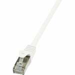 LogiLink CQ2049S RJ45 Netwerkkabel, patchkabel CAT 6 S/FTP 1.50 m Pink Vlambestendig, Snagless 1 stuk(s)