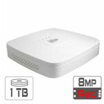 LevelOne NVR-0437 Zwart Netwerk Video Recorder (NVR)
