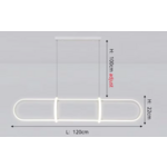 Moderne LED Hanglamp - Stijlvolle Hanglamp voor Woonkamers, Slaapkamers & Hotel