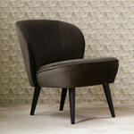 Bronx71 Velvet fauteuil Malaga okergeel.