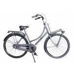 Aldo 28 inch omafiets cargo 57cm 3v jeans blauw