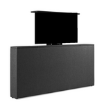 OP=OP Voetbord met TV-lift - 200 cm - Donkerbeige