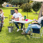CLS Outdoor Opvouwbare Picknicktafel Opbergtas Draagbare Onzichtbare Zak opslag Opknoping Pocket Stijl: Zwarte Tafel + Kleine Zak