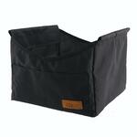 2-Laags Opvouwbare Kampeertafel met Draagtas en 4 Bekerhouders voor BBQ en Kamperen 72 x 59 cm