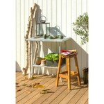 Oppottafel met kast 110,5x45x124,5 cm massief vurenhout