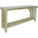 Oppottafel met zinken blad 180x50x80 cm