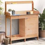 Esschert Design oppottafel met lades bruin