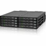 Icy Dock MB998SP-B opslagbehuizing 8x2,5 SATA behuizing voor 5,25 extern