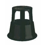 Opstapkruk 38x26x22 cm massief acaciahout
