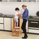 Keuken krukje opstapje opstapkruk - opstapkrukje - Badkamerkrukje - Zwart - Kruk - Badkamerkruk - Krukje - Trappetje -