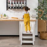 3 X Opstapkrukje Max. belastbaar gewicht 150 KG Opstapkrukje - opstapje/trappetje zwart met anti-slip -150 kg -