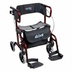 Diamond Deluxe Rollator en Rolstoel in 1 (10,3 kg) | Drive