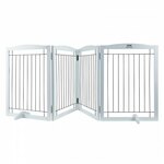 VEVOR Hondenhek Dierenhek Kinderhekje Opvouwbaar Wit 610x813mm