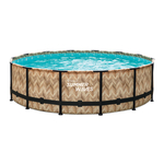 Intex opzetzwembad zonder pomp 26710NP Prism 366 x 76 cm grijs