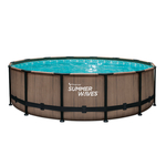 Intex opzetzwembad met accessoires Ultra XTR frame 488 x 122 cm antraciet