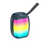 New Rixing NR-6011M Bluetooth 5.0 Portable Outdoor Karaoke Wireless Bluetooth Speaker with Microphone & Shoulder Strap(Black)