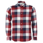 SALE! Giovanni Capraro 914-85 Heren Overhemd - Zwart [Rood accent] - Maat S