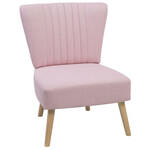 Bronx71 Velvet fauteuil Julia roze.
