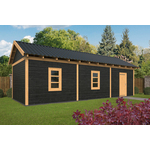 Lariks/Douglas Overkapping Hamar XL type 4 blank 678x445 cm